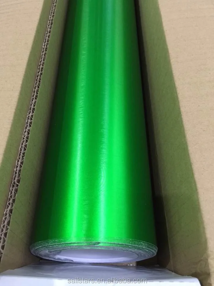 grün chrom gebürstet film gebürstet aluminium auto vinyl matte handy  verpackung