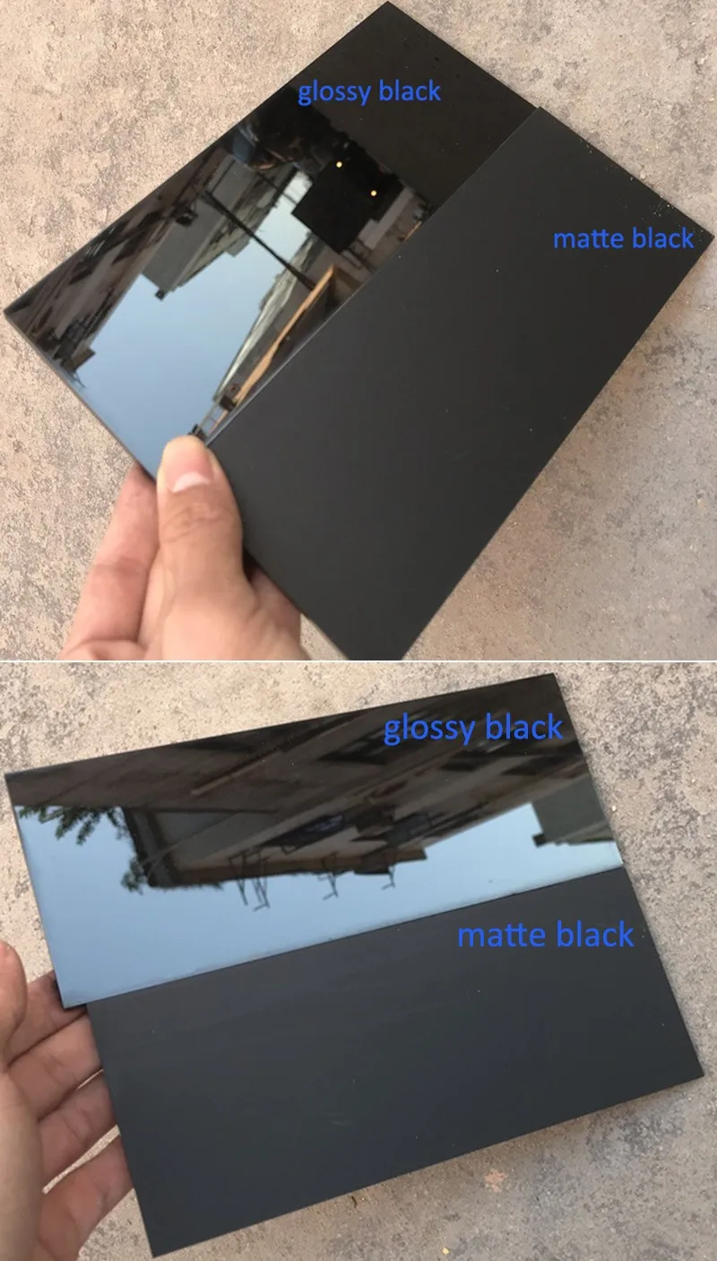 Black Acrylic Plastic Sheets,Glossy Or Matte Black Opaque Acrylic Pmma