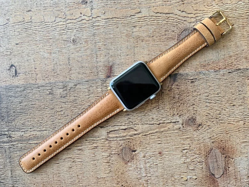 2020 New Color for Watch Band 42mm 38mm Leather Band Watch Smart  MCR-0076