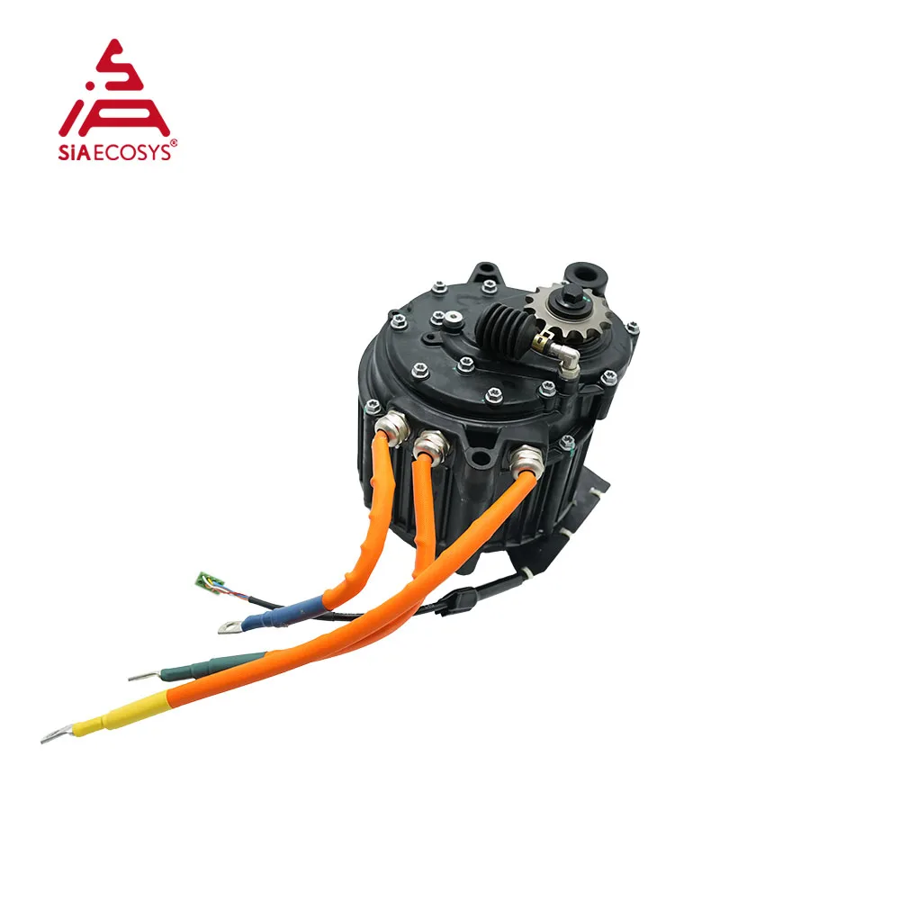 QS MOTOR J155A-36 PMSM Hairpin Motor 72V 5000W Encoder Rear Drive