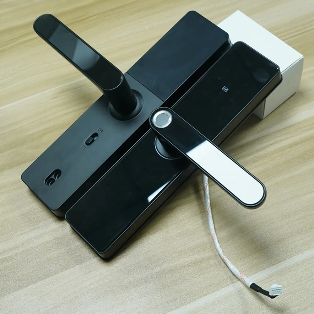 High Security Anti Theft Smart Door Lock Home Tuya Smart Wifi Biometric Intelligent Ttlock Electronic Fingerprint Smart Locks