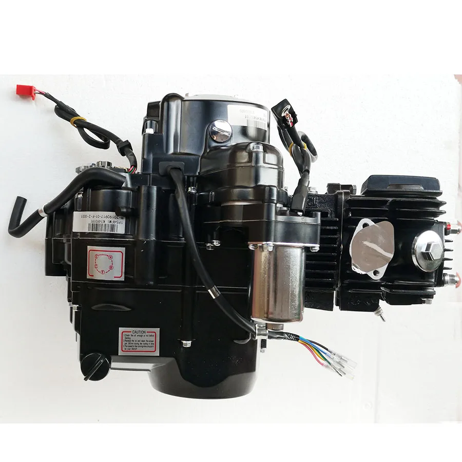 LiFan 125cc Horizontal Engine 3+1 Reverse Gear Automatic Clutch Electric and Kick Start for ATV Go Kart Using
