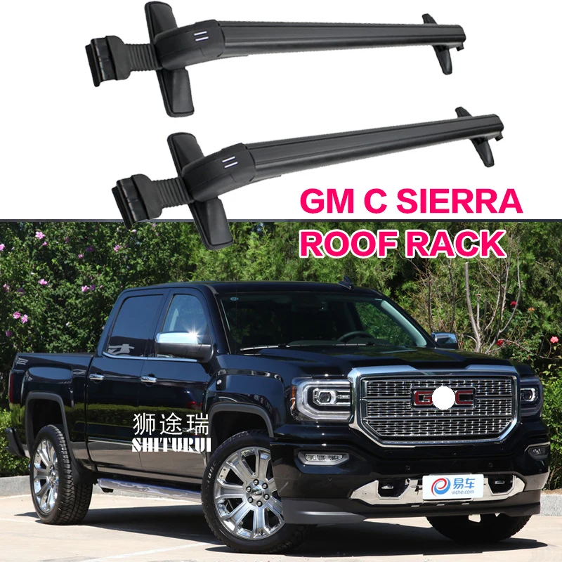 Gmc Sierra 14-18用ラゲッジボックス付きロッキングアルミニウム合金 