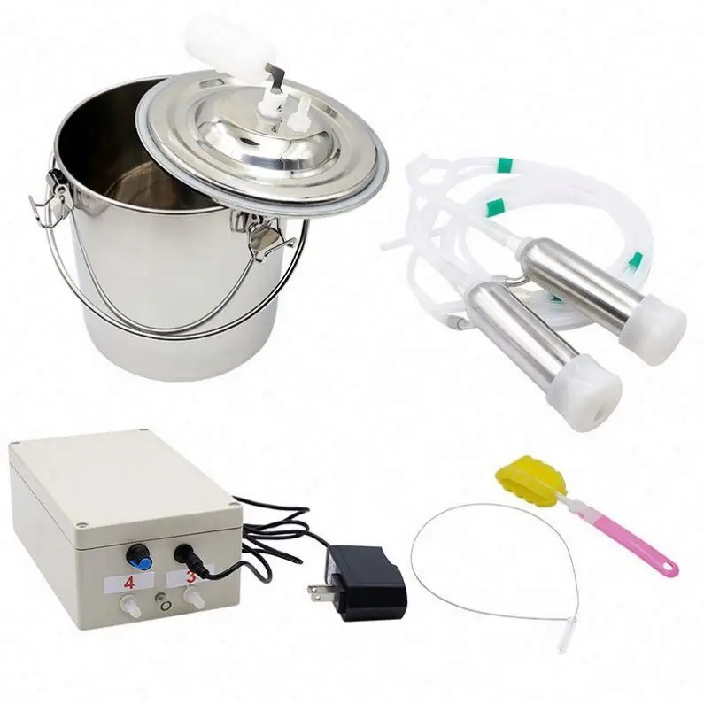 Новый дизайн ручные портативные машины для доения овец из нержавеющей стали с ручным управлением 5 л