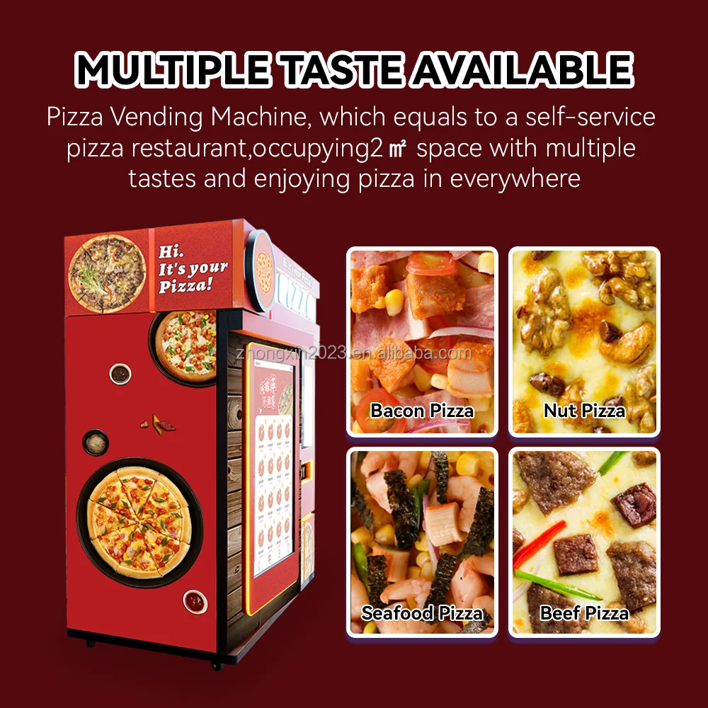Pizza Cooking Vending Machine Counter Top Conveyor Belt Pizza Oven