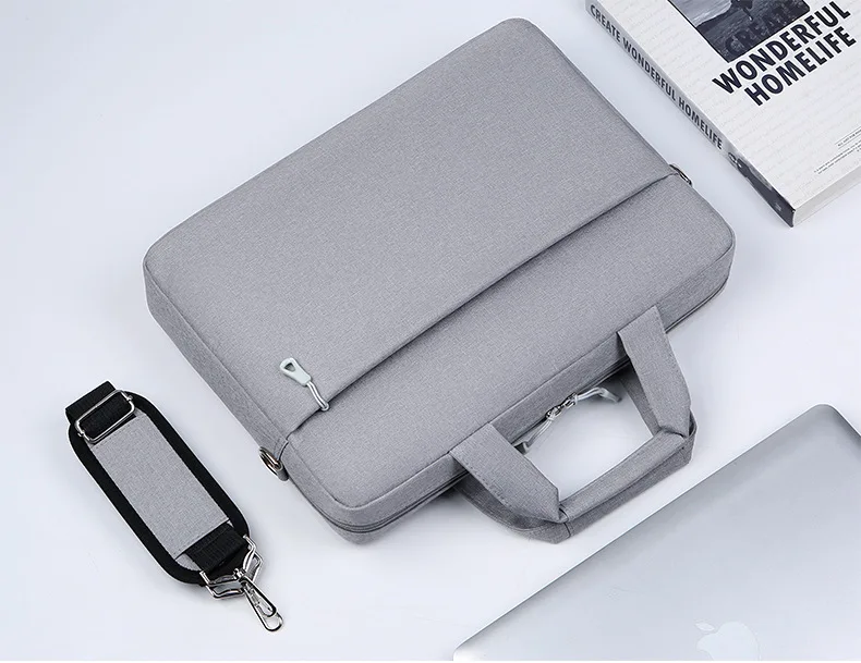 Business Briefcase Laptop Case Portable Simple Travel Shockproof Waterproof Handle Laptop bag for  Laptop 13 14 15.6 16 inch