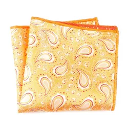 Деловые мужские квадраты из полиэстера с принтом