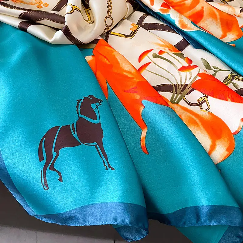 Shop Custom High Quality European Vintage Style Silk Scarf
