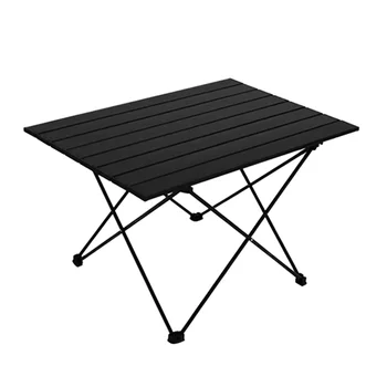 Portable Lightweight Modern Design Aluminum Outdoor Furniture Foldable Table for Camping Picnics and Beach Use