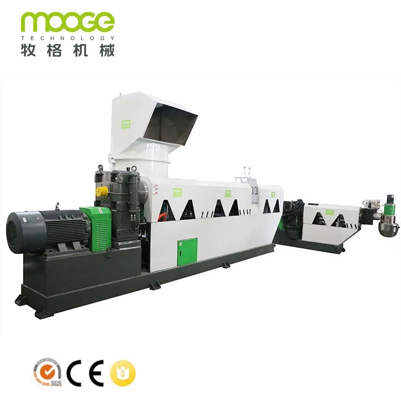 Factory Direct Selling HDPE LDPE Film Bag Single Stage Granulation Production Line