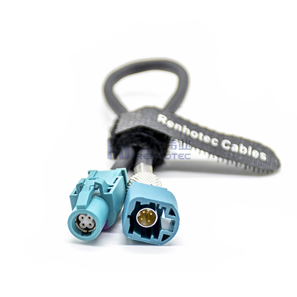  keisnoaja Fakra HSD Connector LVDS Cable Extension 1M with 6Pin  H Code Female to Female : Electronics