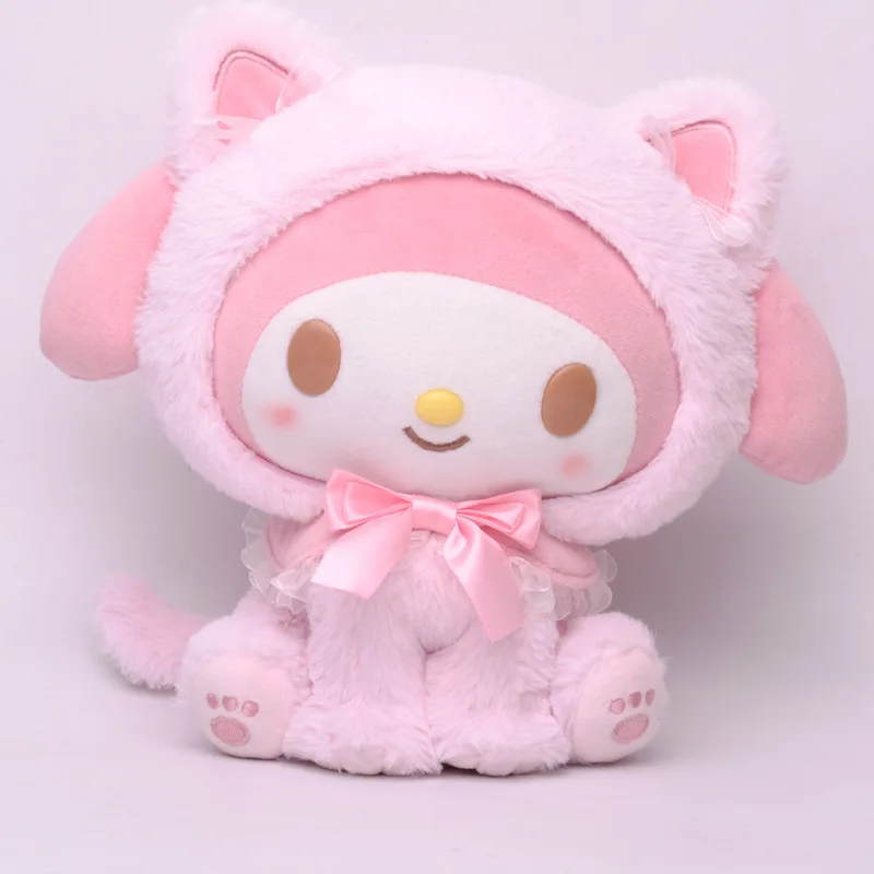 Japanese New Sanrio Drag Cat Kuromi Melody Laurel Dog Plush Doll ...