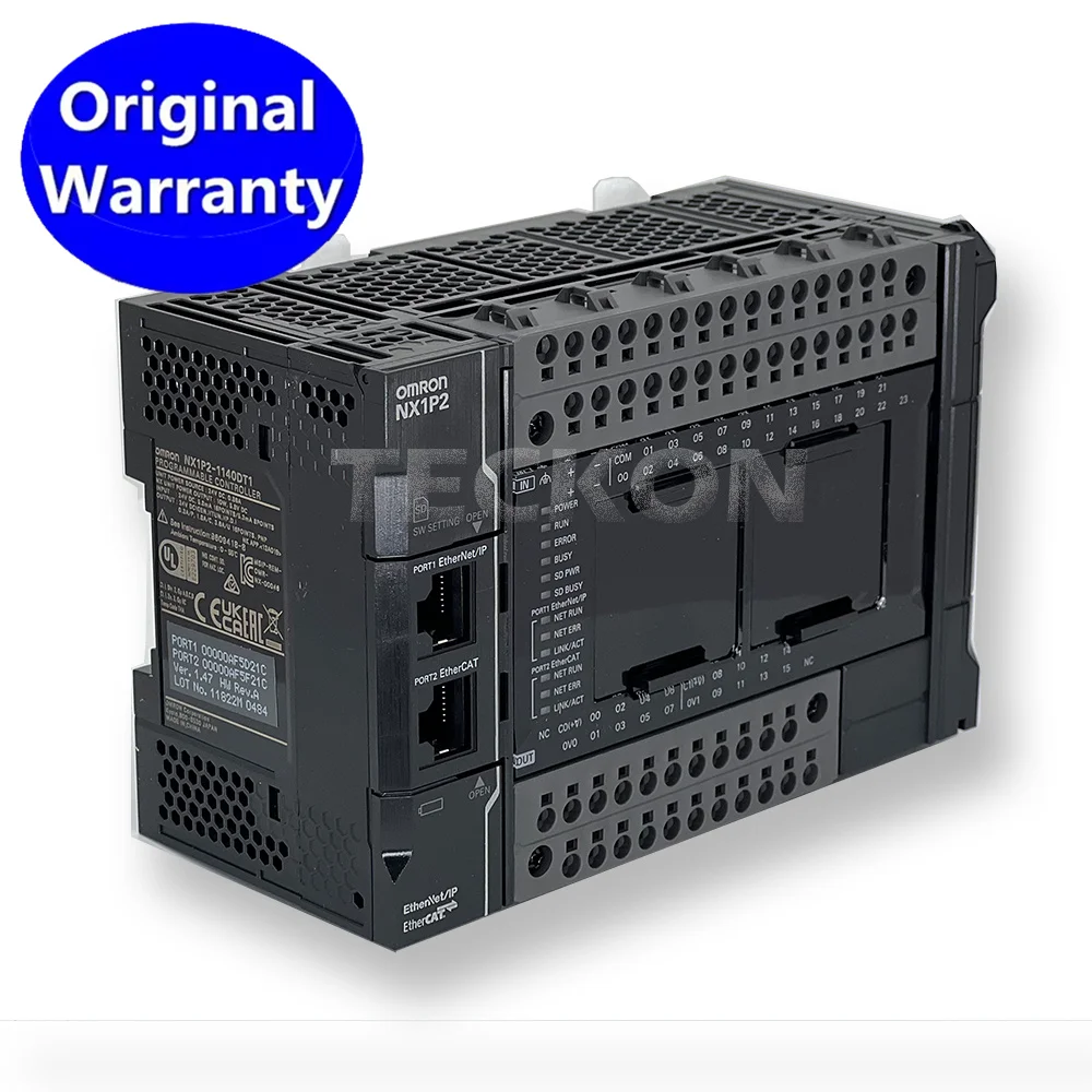 NX1P2-1040DT Новый оригинальный процессорный модуль серии NX1P2, 16 точек, транзистор NPN, 1040DT, контроллер программирования NX1P2-1040DT ПЛК