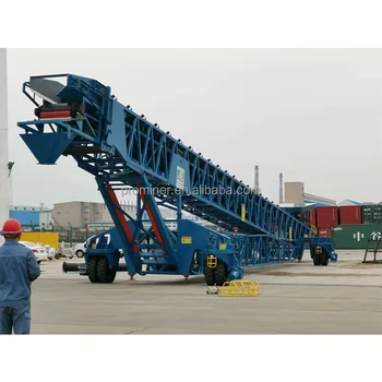 Multifunction Coal, Ore, Ship-loading mobile stacker conveyor