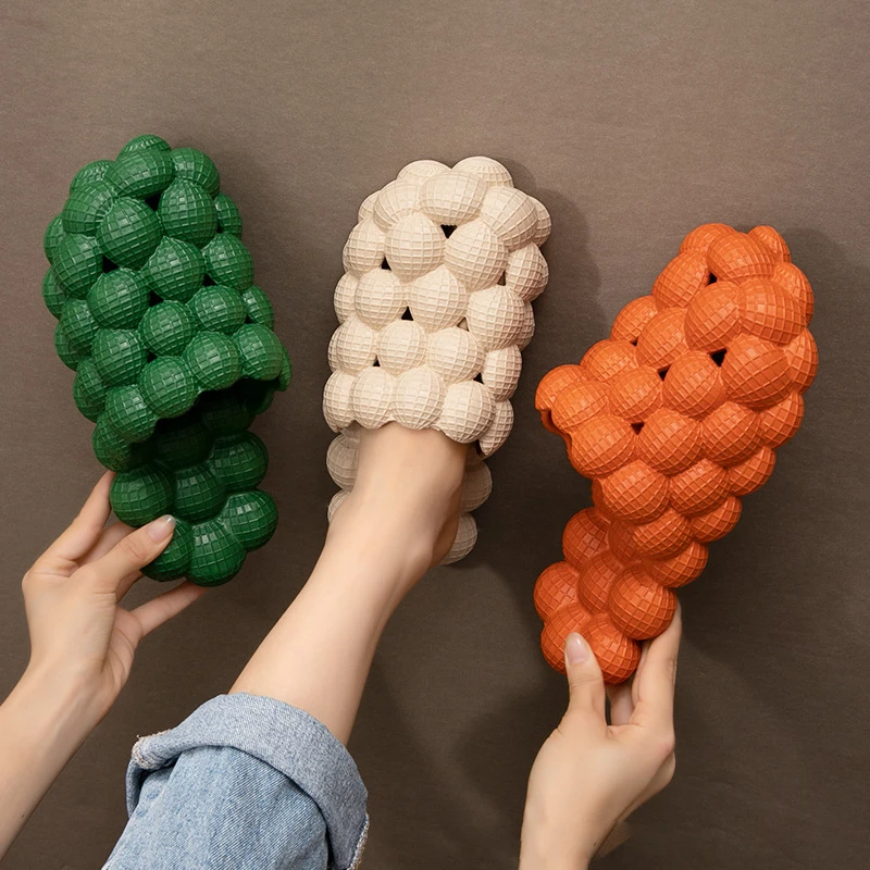 Сандалии и шлепанцы для мужчин и женщин, Повседневная модная домашняя Массажная обувь, лето