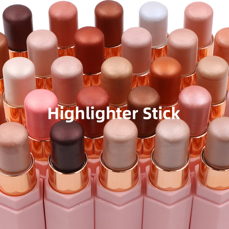 Easy to Carry Highlighter Makeup Face Multi-Use Glow Shiny Bright Smooth Lightweight Highlighter Stick factory