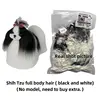 Pelo de cuerpo completo de Shih Tzu (blanco y negro)