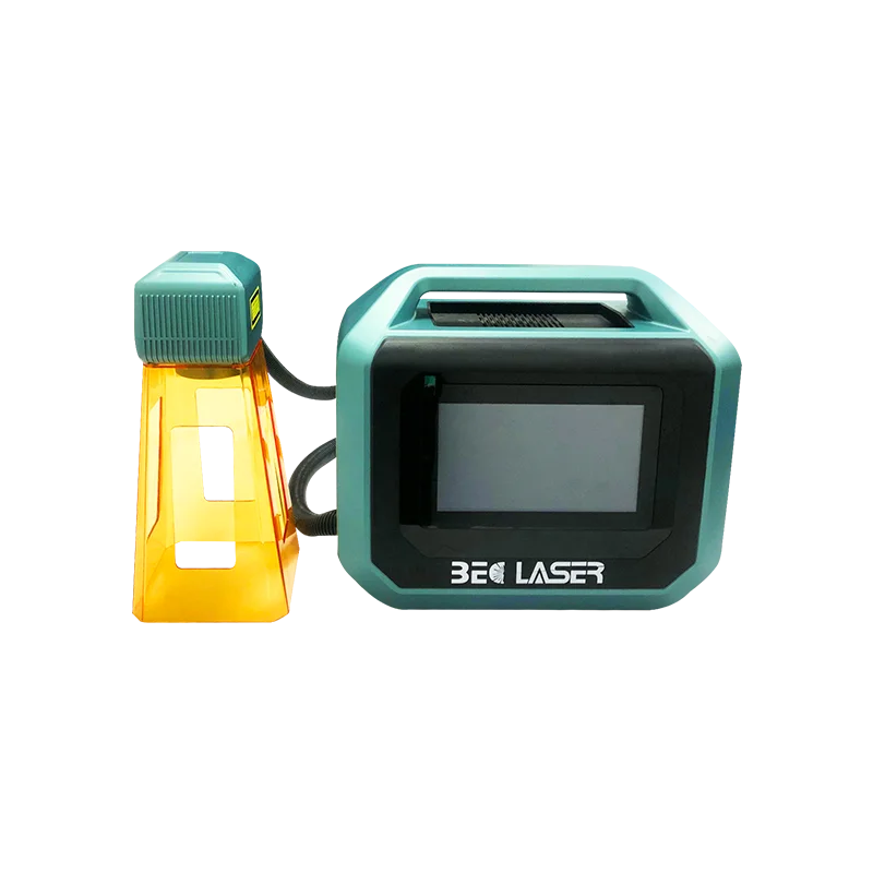 New Design Low Price 20W 30w Handheld Fiber  Laser Marking Engraving Machine for Plastic Pipe Metal Tire Nameplate Printing