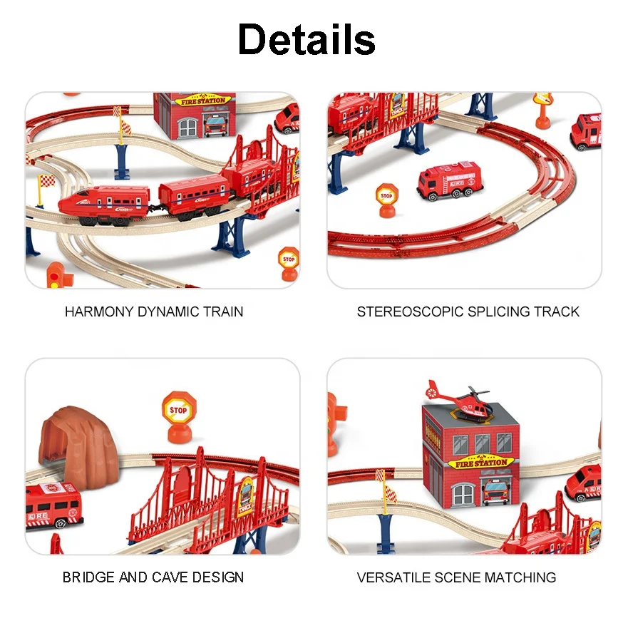 City rails, spoorwegkruising, bouwstenenset, trein accessoires, reling City rails, spoorwegkruising, bouwstenenset, trein accessoires, reling
