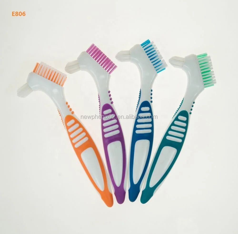 Cepillo cómodo aprobado CE de la dentadura postiza del ISO para la limpieza de los dientes
