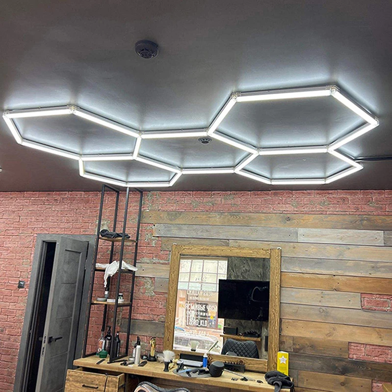 Hexagonal Led Light Hexagon Lights Ceiling 5 Grid Hexagon Led Light