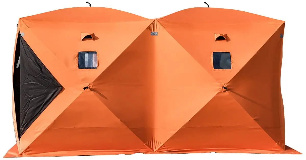 Custom Camping Outdoor Fishing Sauna Ice Oxford Sauna Tent With Two