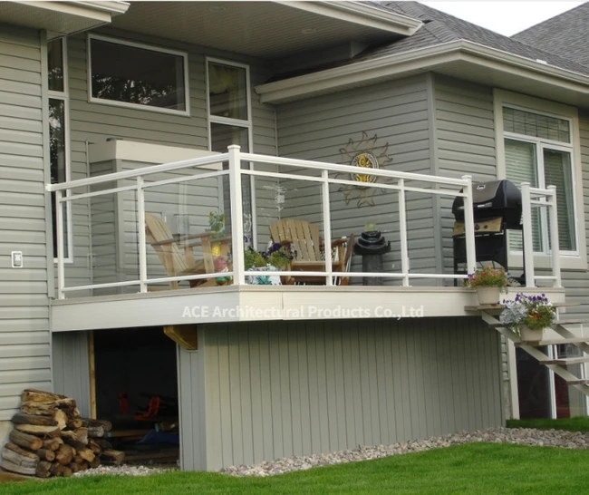 Aluminum Glass Railing Tube Handrail Stair Balustrade Fittings ...