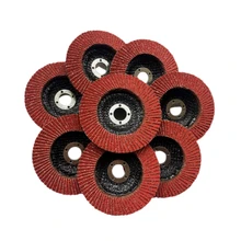 OEM/ODM Support Stainless Steel Flap Disc Red Ceramic Abrasives Flap Disc For Grinding Stainless Steel