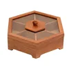 Madera de pino, marrón, 7 compartimentos [Vidrio acrílico]