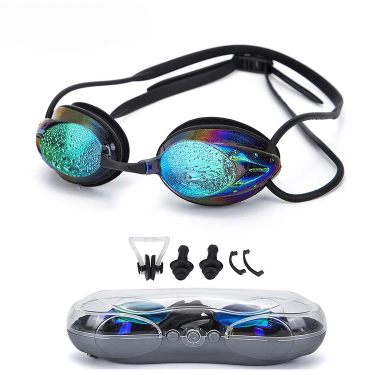 Swimming Racing Goggles Anti Fog Swimming Equipment Prescription Swimming  Goggles Waterproof