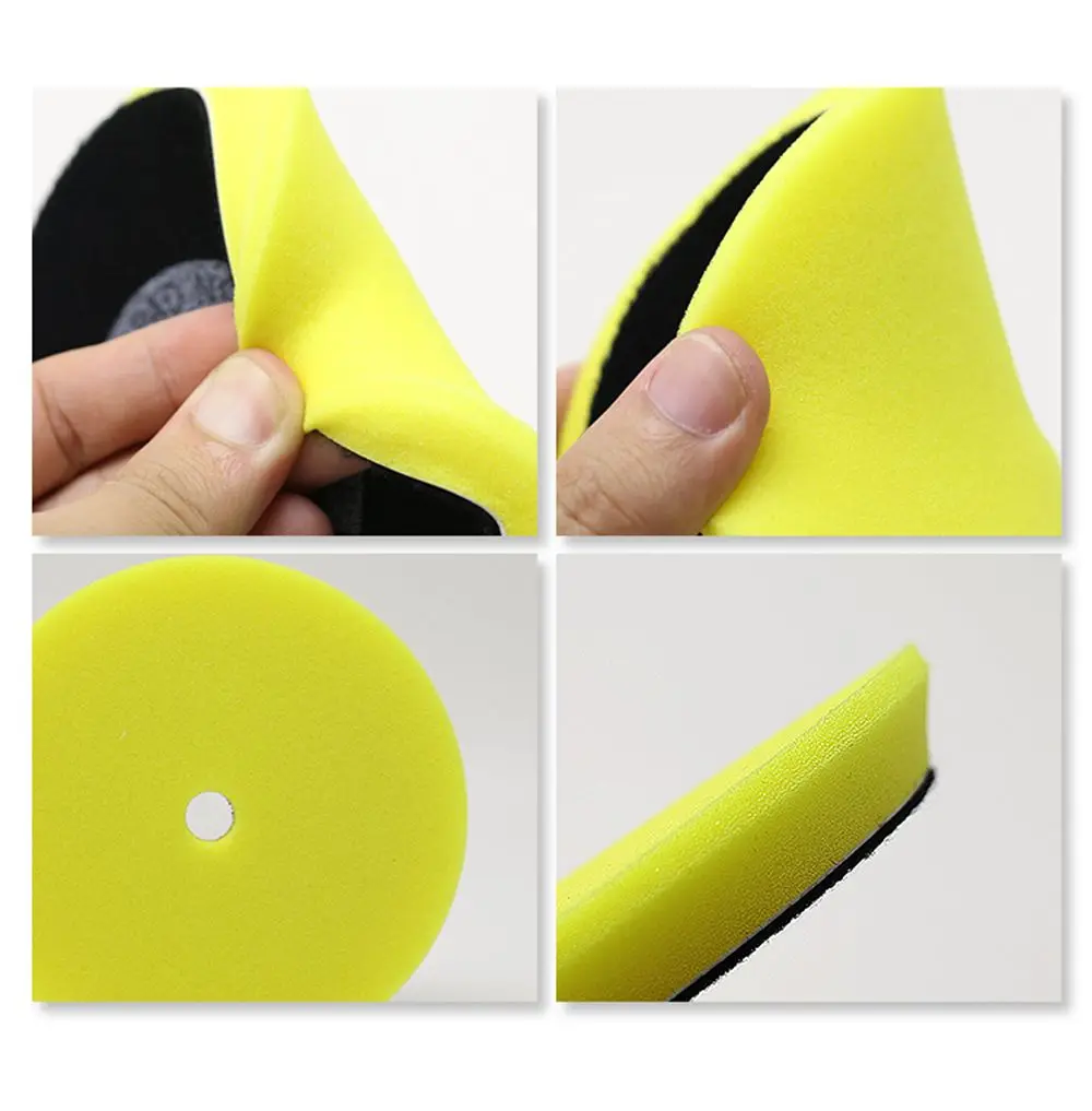 Car Detailing Kit 3 Pcs 5 Inch Buffing & Polishing Foam Pads Kit For