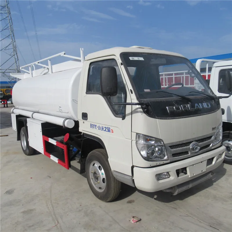New Mini Fuel Tanker 4 Ton 4500L 5 TON 3000litres 4000 Litres  Petroleum Refueling Foton Stainless Steel Tanker Truck