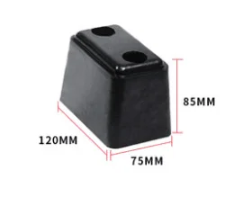 Universal Rubber Bumper Guards, 12.5x8.5x8cm, for Indoor Outdoor Parking Protection - Anti-Collision Devices supplier
