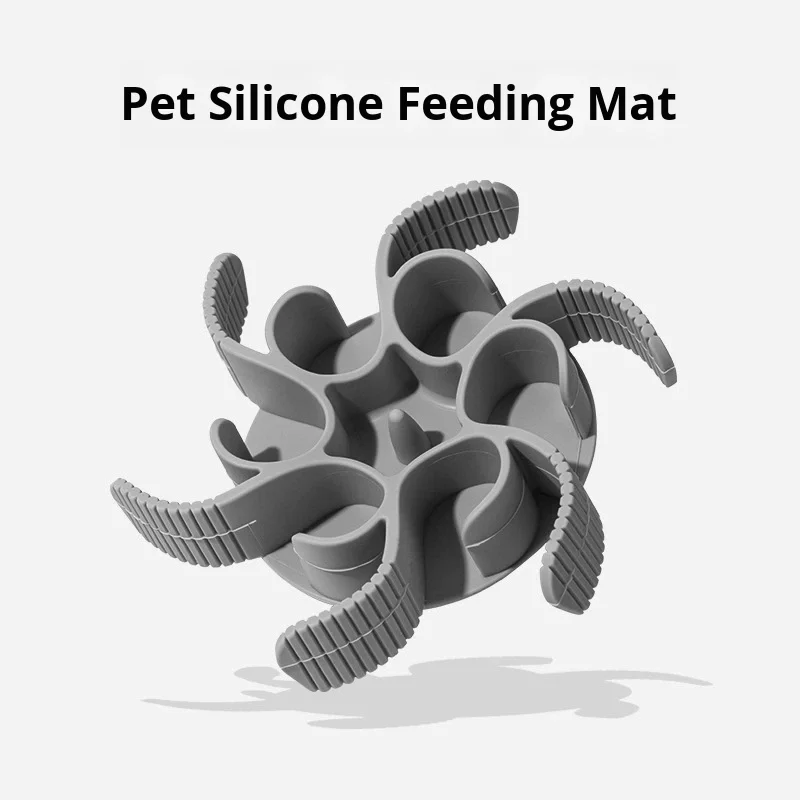 Eco-Friendly Silicone Spiral Cuttable Slow Feeder for Cats and Dogs Insert with Strong Suction Cups for Small Animals supplier