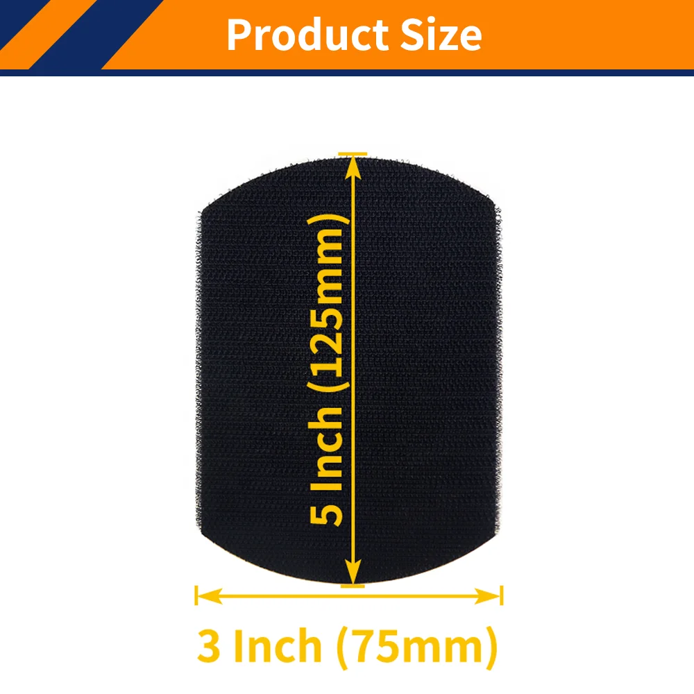 5 Inch Mouse Hand Sanding Pad Hook And Loop Sanding Block Hook Backing