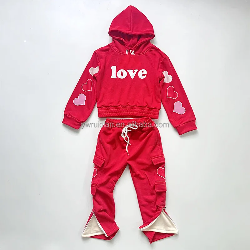 Valentine's Day Toddler Girl Clothes Fashion Fall Winter Pullover ...