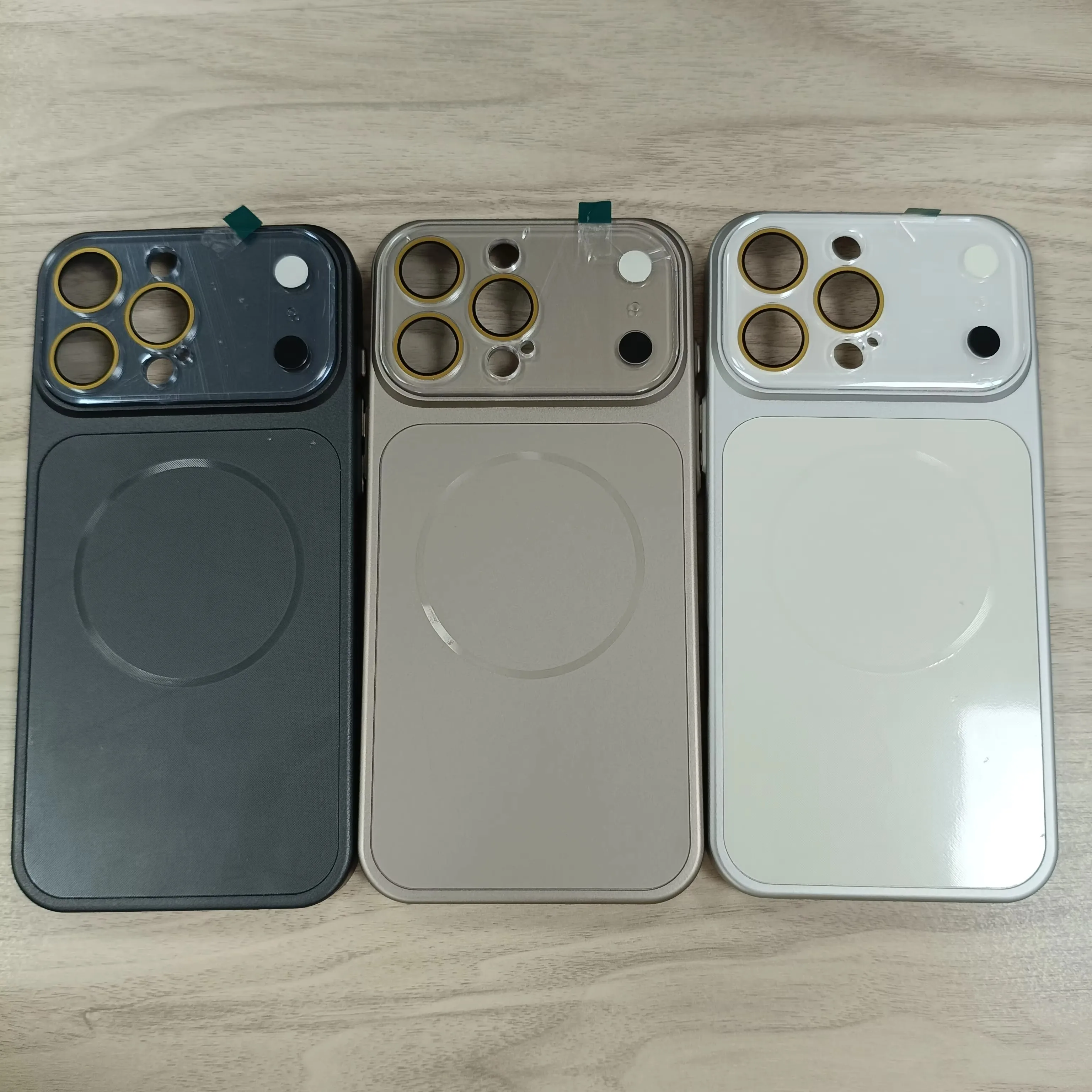 product laudtec slim original color glass phone case magnetic shockproof lens protection cover for iphone 17 air 16 15 pro max sjk1105-7