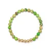 Green imperial jasper+hematite