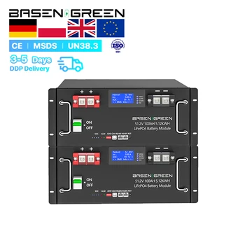 Basengreen 12V LiFePO4 battery 50Ah / 100Ah / 150Ah / 200Ah / 280Ah / 300Ah / 400Ah / 500Ah