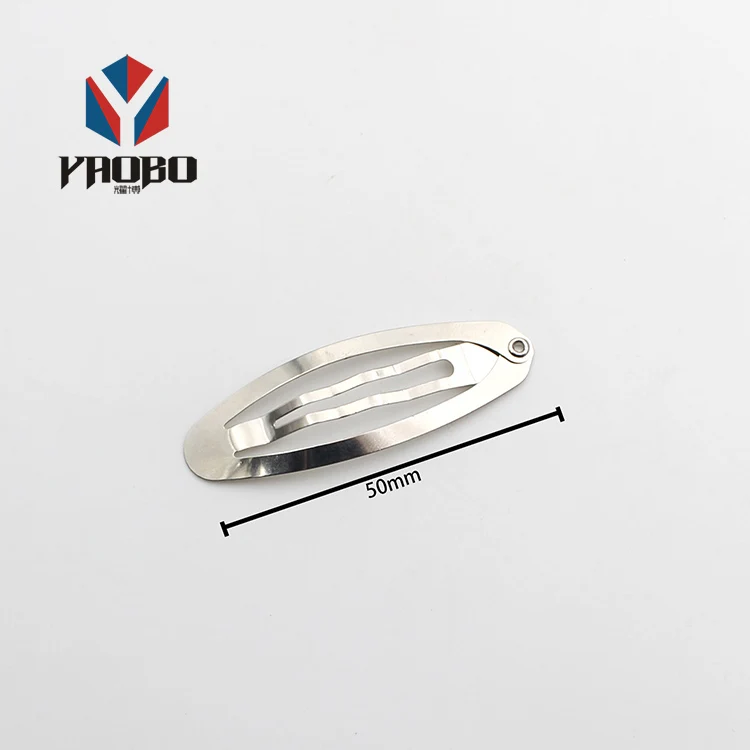 Модный высококачественный металлический Овальный зажим для волос