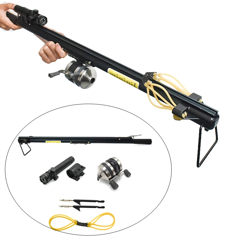 The new version of the laser precise fish shooting long rod slingshot