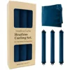 Coffret 3 foulards en soie bleu marine