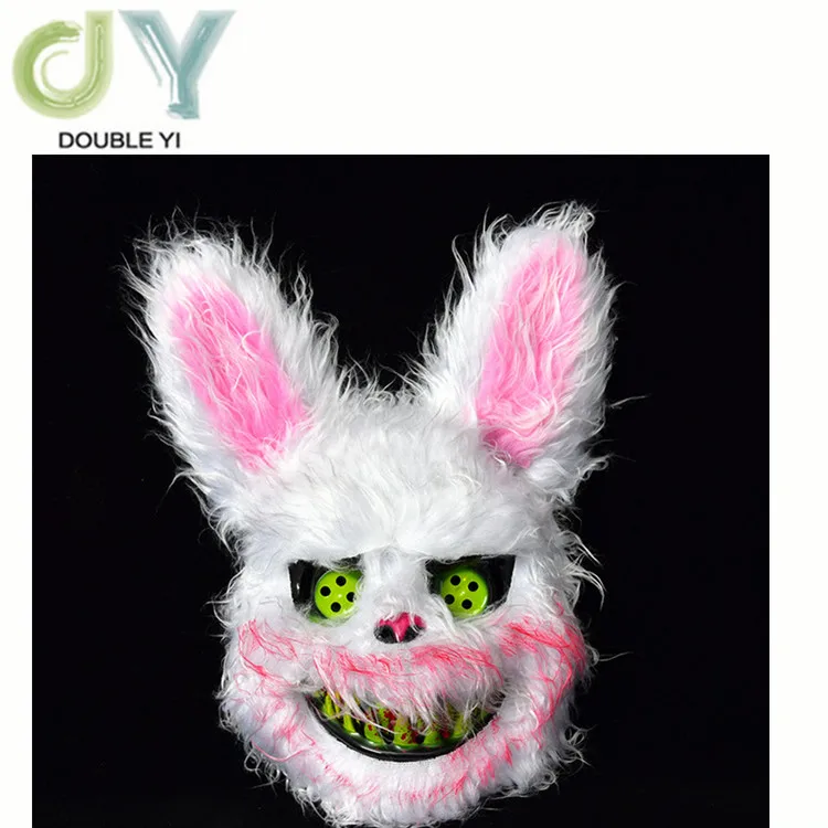ハロウィーンの怖いマスク血まみれのぬいぐるみウサギのマスクシミュレートされた動物のヘッドギア Buy ハロウィンマスク フェイスマスク 動物ヘッドギア Product On Alibaba Com