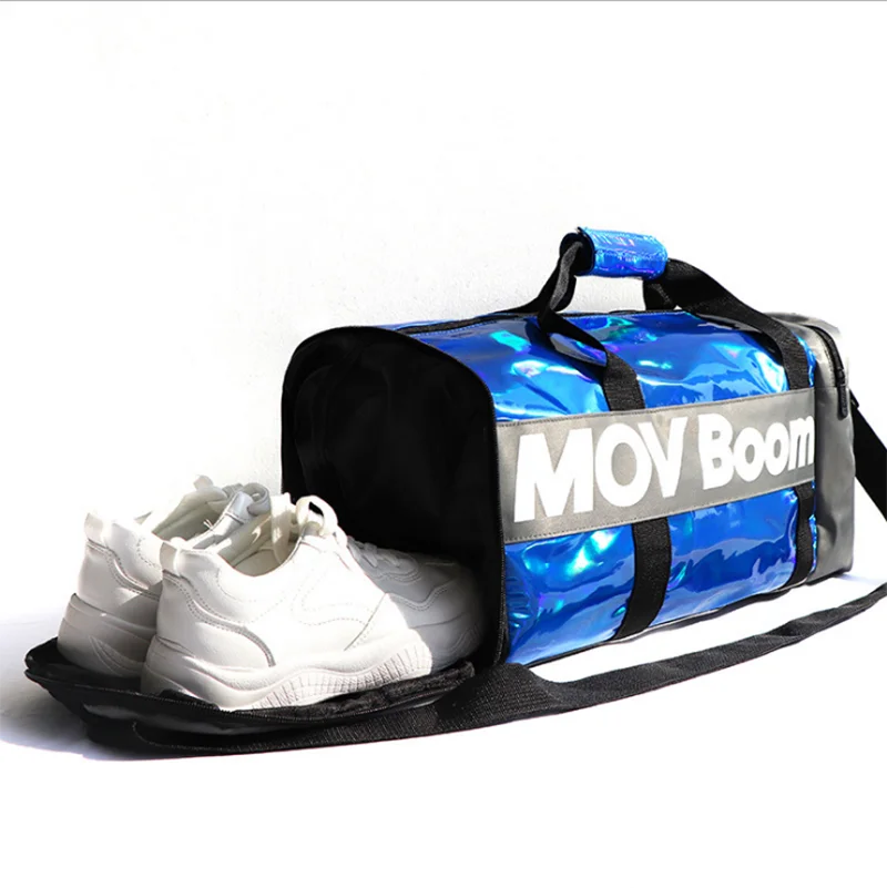 Custom Letter Big Spinnanight Bags With Divided for Women Hot Selling Overnight Hoe Travel Bag With Shoe Compartment for Ladies