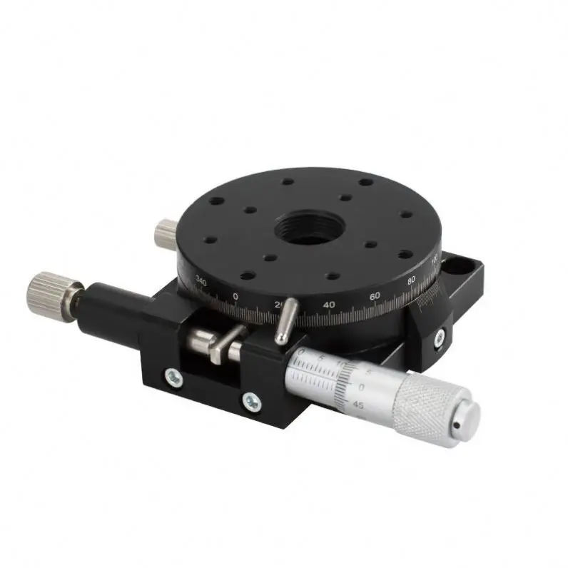 Manual Precision Adjustment of Displacement with High Load and High Precision Micrometer Fine Adjustment of Manual Slide Table