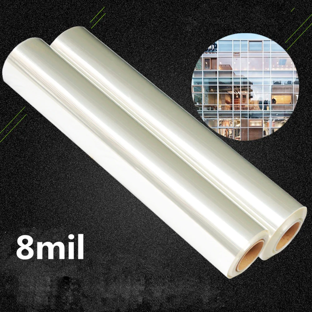 超安全透明90% Vlt 8Mil玻璃防爆膜自粘透明安全膜8Mil Sf-8Mil透明窗色调| Alibaba.com