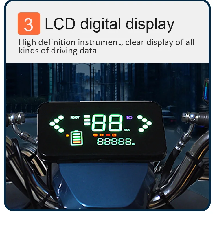 Factory Wholesale Good Quality 60V 72V 20AH 32AH 1200W 1500W 2000W Powered Scooters Electric Scooty for Adults