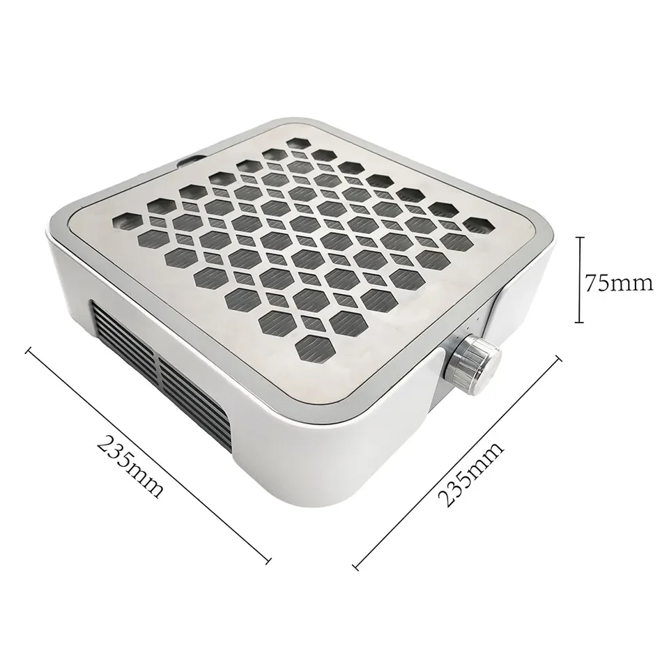 2024 New Arrival IBelieve 60w Private Label Electric Super Strong Suction Nail Dust Collector Vacuum Professional for Salon