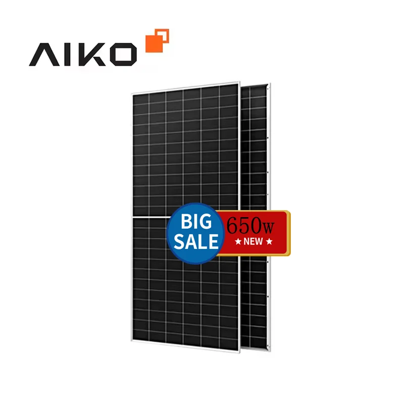 AIKO Monocrystalline N-Type Bifacial Solar Panels 635-655W for PV
