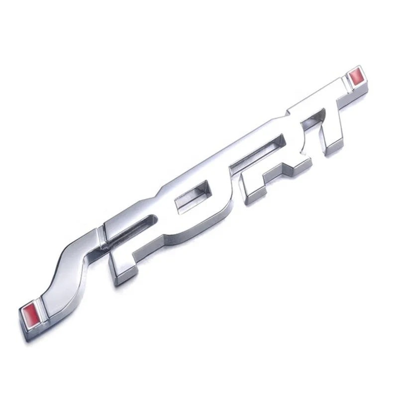 Adesivo Emblema Auto 3D In Metallo - Logo Per Cofano O Portabagagli, Design Tridimensionale, Adesivo Forte
